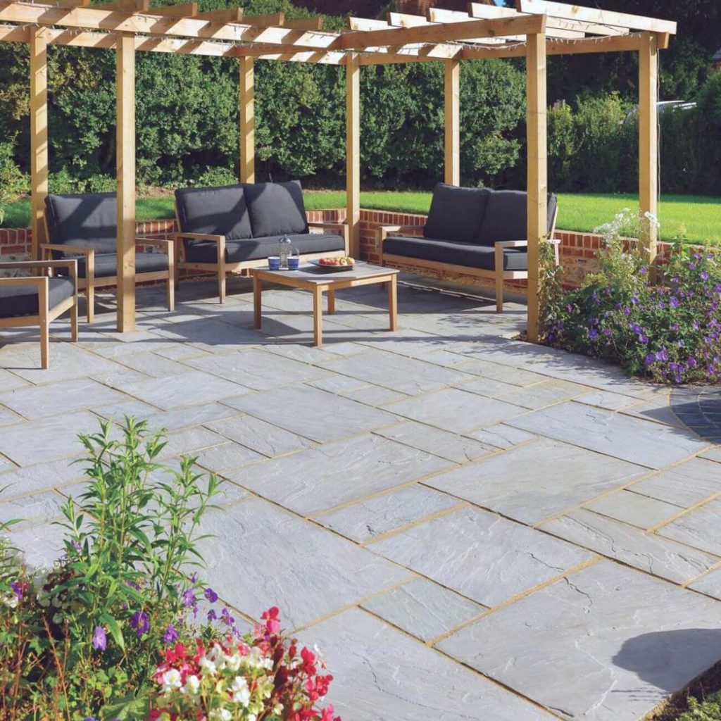 Patio area with Pergolas
