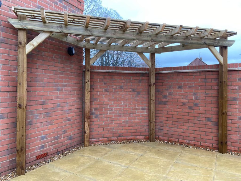 Corner Pergolas