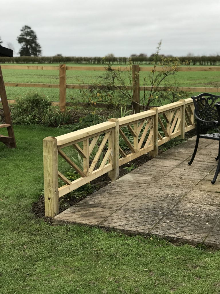 Fencing border