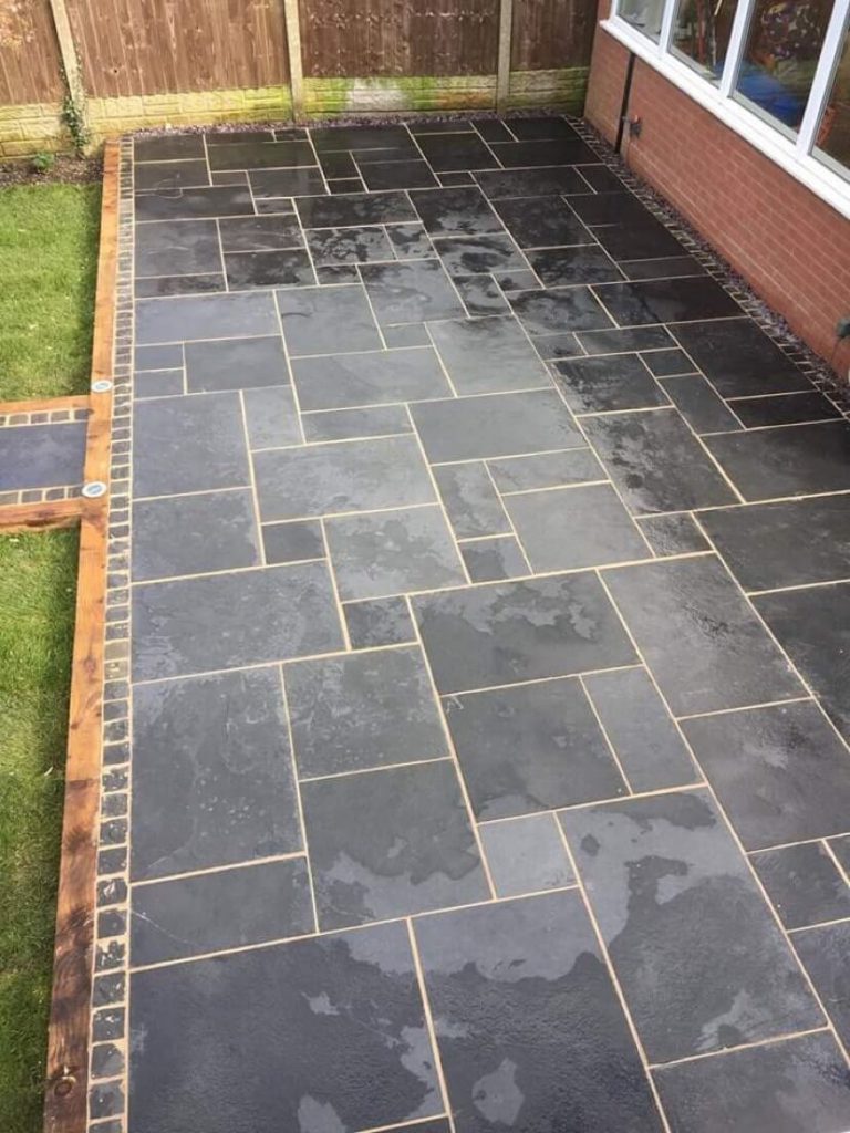Stone patio