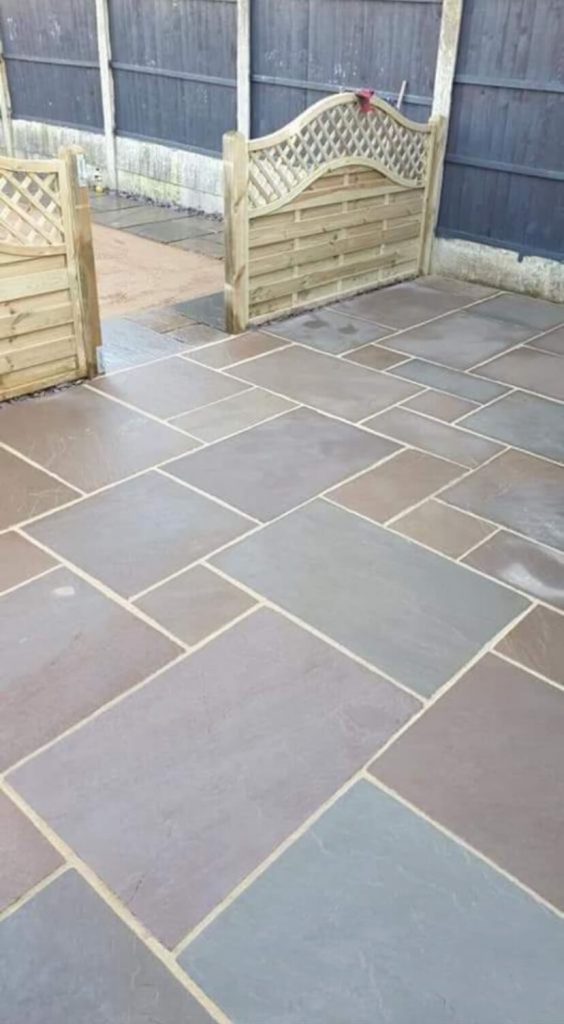 Stone patio