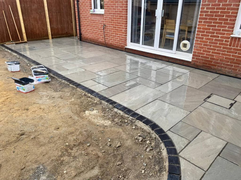 Stone patio