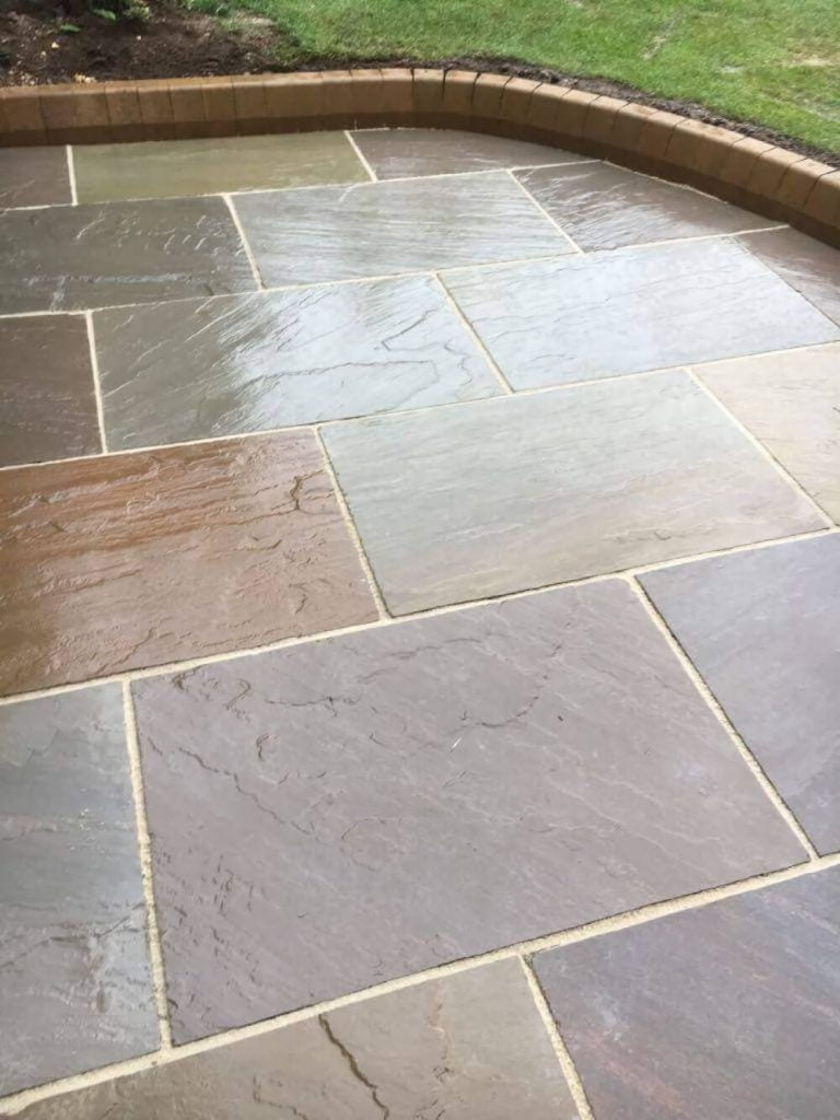 Stone patio