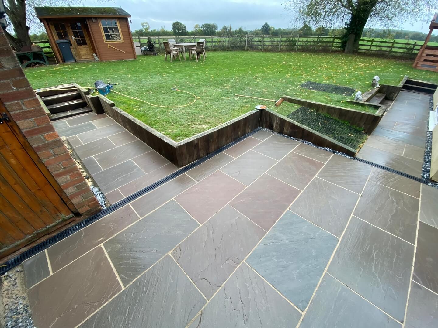 Stone patio