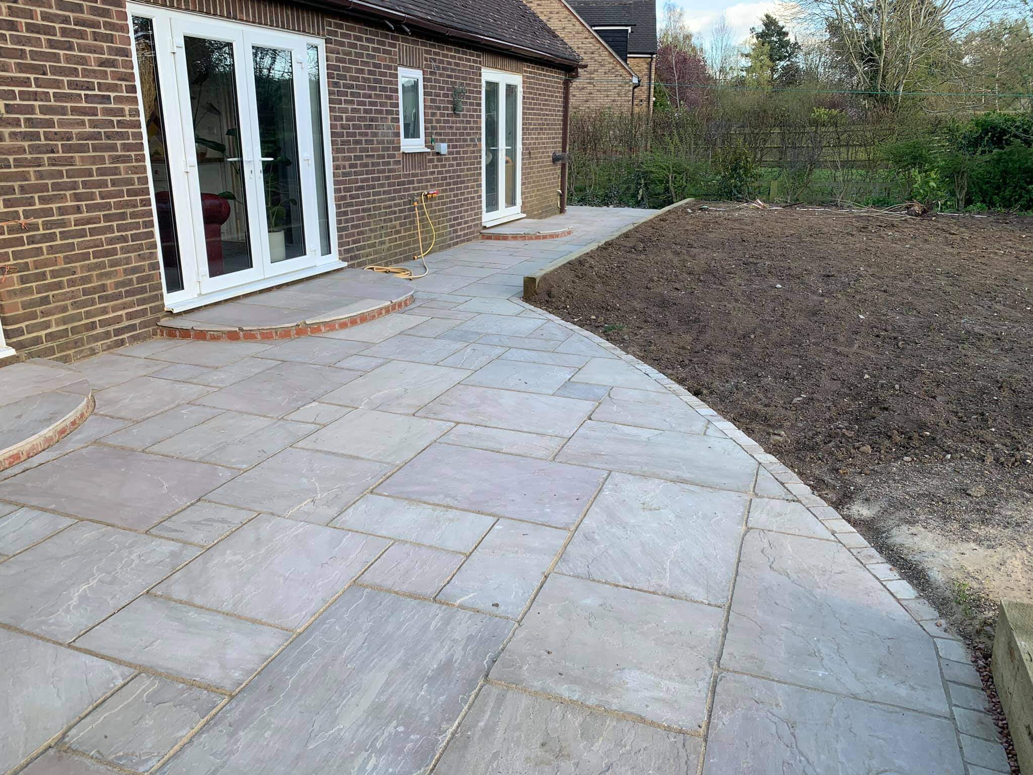 Stone patio