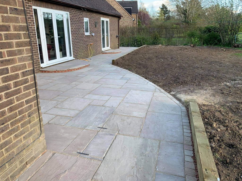 Stone patio