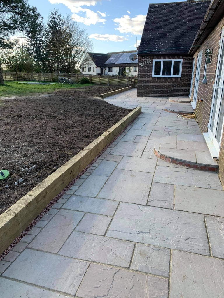 Stone patio