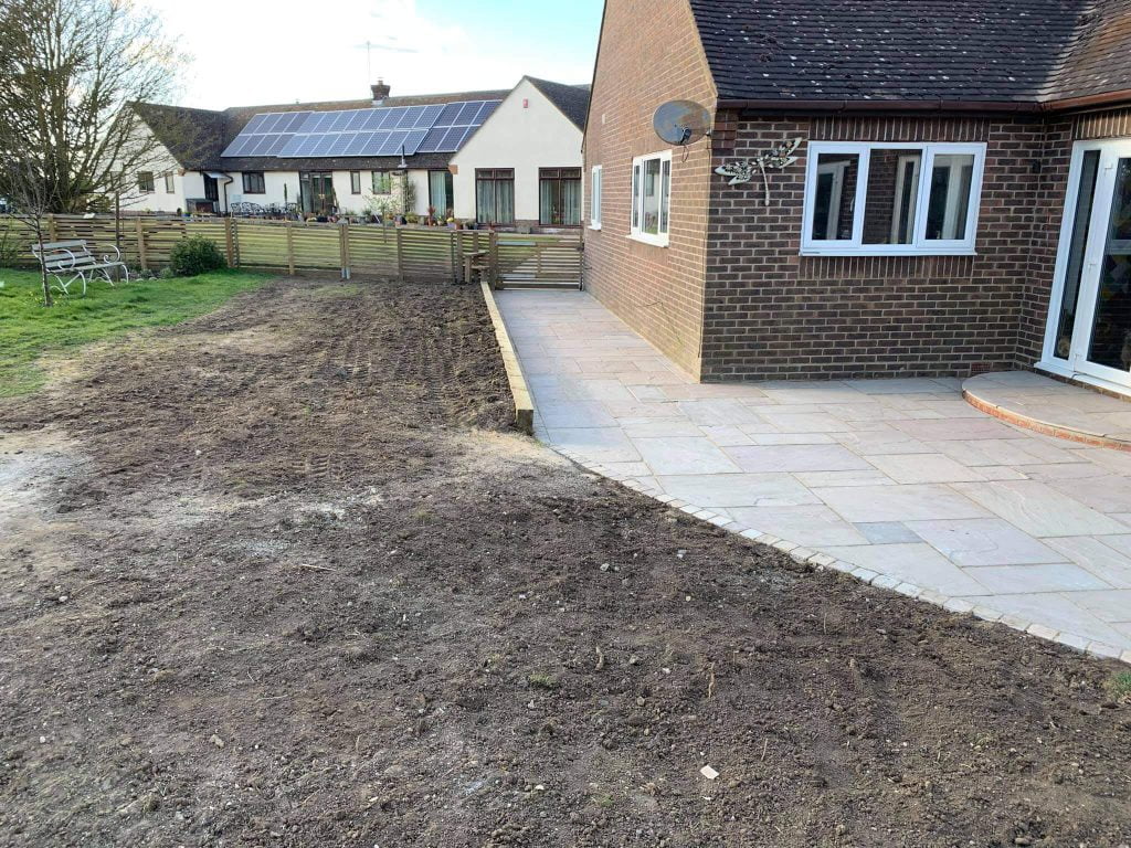Stone patio